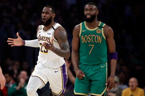 Jaylen Brown injury: Celtics star leaves game after LeBron James collision - masslive.com