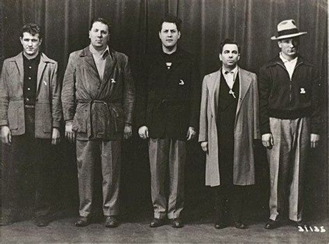 Chicago Outfit members- Ed Panczko, Paul Panczko, Steve Tomaras, Lawrence Sylvester and Edmund ...