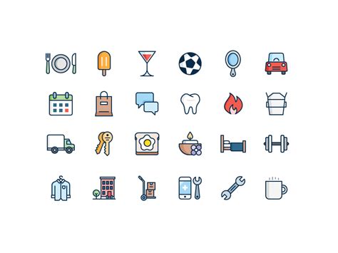 Business Category Icons by Scott Tusk on Dribbble