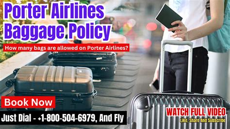 Porter Airlines Baggage Policy | How many bags are allowed on Porter Airlines? - Amara smith ...