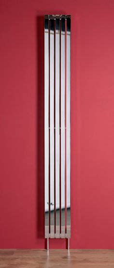 The sleek lines of this brushed or polished stainless steel radiator bring uncomplicated style ...