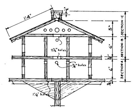 New Martin Bird House Plans - New Home Plans Design