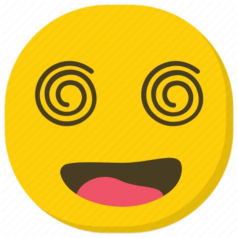 Dizzy emoji, emoticon, expressions, ideogram, spiral eyes icon - Download on Iconfinder