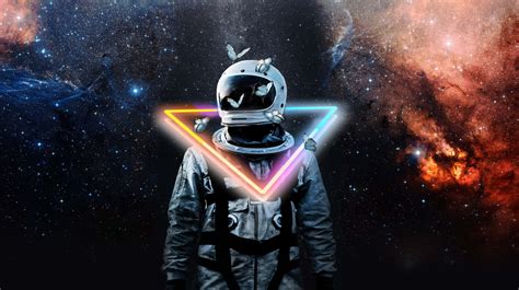 [100+] Neon Astronaut Wallpapers | Wallpapers.com