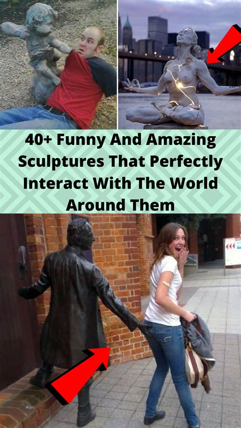 40 funny and amazing sculptures that perfectly interact with the world ...