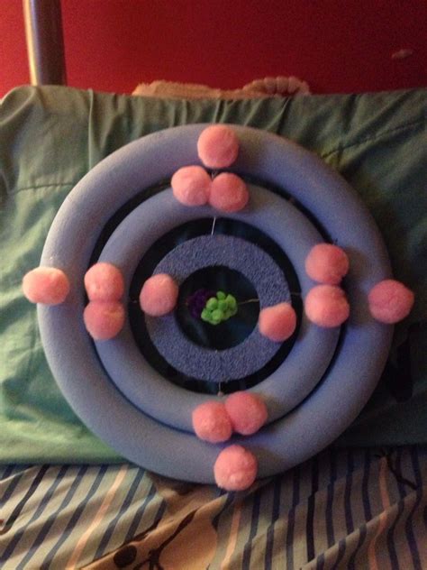 Silicon 3D Bohr model 3d Atom Model, Atom Model Project, Middle School ...