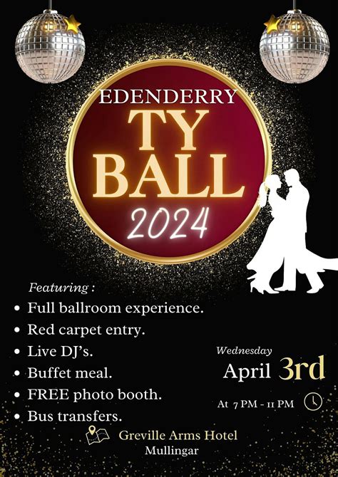 Edenderry TY Ball 2024, Greville Arms Hotel, Mullingar, April 3 2024 ...