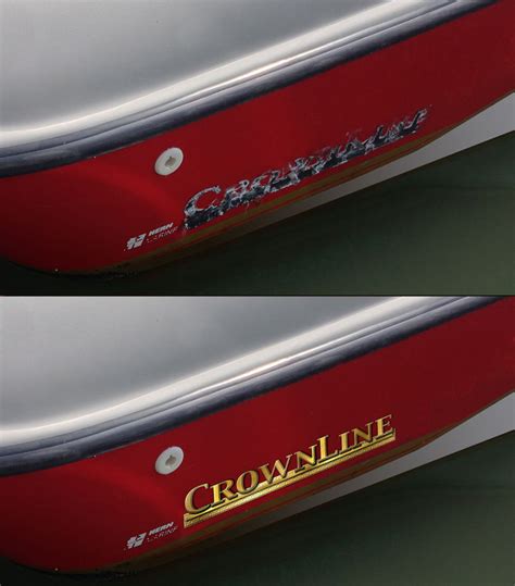 CrownLine boat stickers. Replace your boat maker stickers