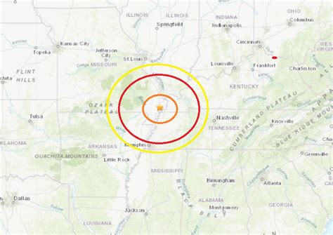 Earthquake Hits Today in the Heart of New Madrid Seismic Zone in Missouri