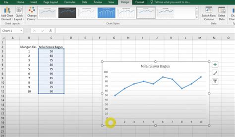 Cara Membuat Tabel Grafik Di Excel Bapava - Otosection