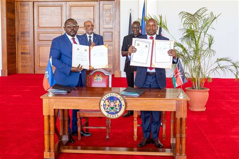 Kenya and Haiti sign agreement for 1000 troops in ‘last step’ for deployment - The Haitian Times