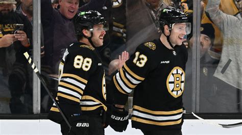 Bruins' Charlie Coyle Ends Career Night With Teammate's Assist