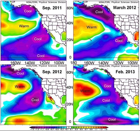 Pacific Ocean Water Temperature Map - Maping Resources