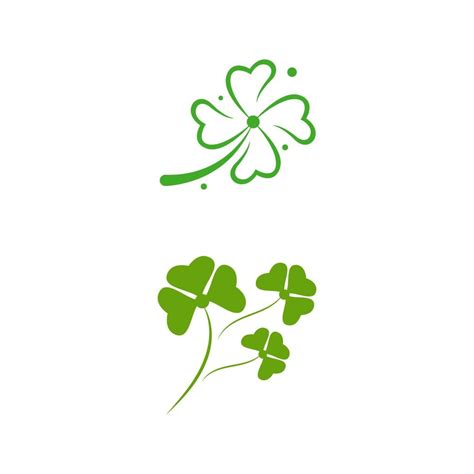 Green Clover Leaf icon Template 3541401 Vector Art at Vecteezy