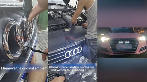 Led Audi Emblem Installation | How to Install Dynamic Audi Led Emblem 2021 - YouTube