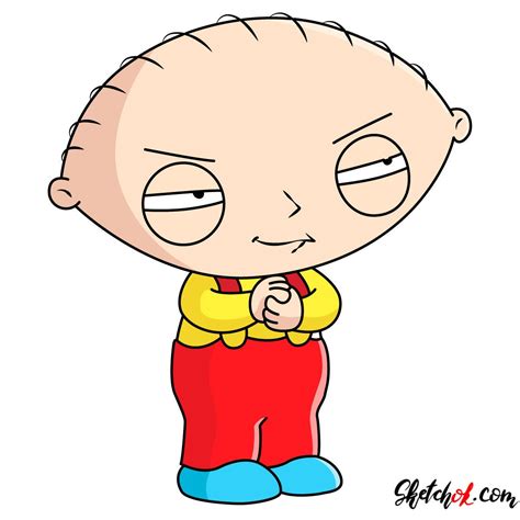 How to draw tricky Stewie Griffin - Step by step drawing tutorials | Stewie griffin, Cute canvas ...