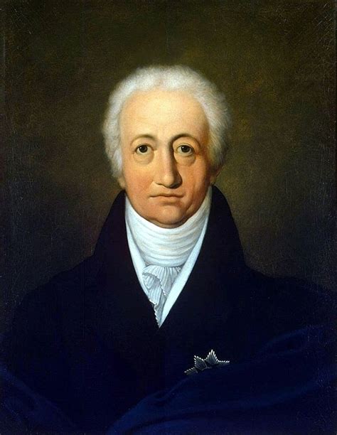 Portrait of the Author Johann Wolfgang von Goethe. By Ferdinand Jagemann (1780-1820), State ...