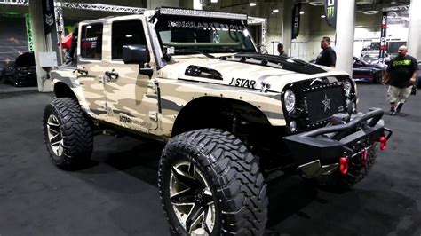 Custom Lifted Jeep Wrangler – Camouflage Wrap – J-Star ... |