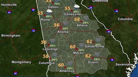 Weather service forecasts cool temps, gusty winds for Georgia | Macon ...