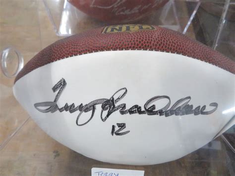 Terry Bradshaw Autographed Football w/COA