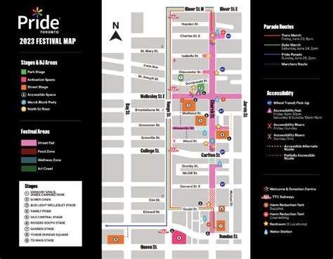 The Toronto Pride Parade route map and road closures for 2023