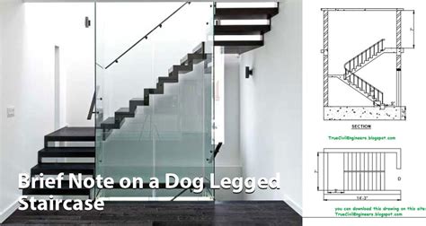 Brief Note on a Dog Legged Staircase