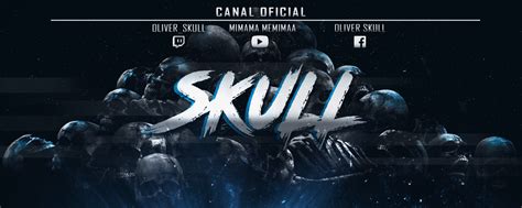 Skull banner twitch by Undonee7 on DeviantArt