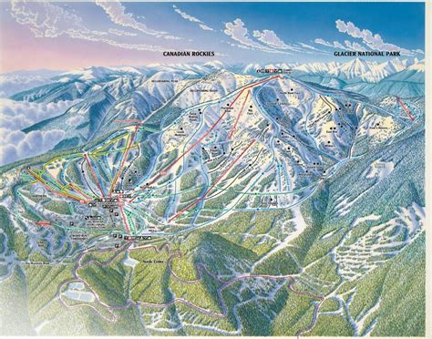 Whitefish Mountain Resort Trail map - Freeride