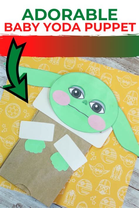 Baby Yoda Paper Bag Puppet : An Easy Baby Yoda craft