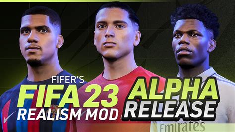 FIFER Mods on Twitter: "FIFER's FIFA 23 REALISM MOD ALPHA PREVIEW https://youtu.be/ZxENZIFuYhs"