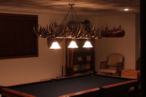 Antler Chandelier for Pool Table Lighting