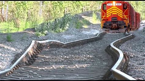 Extreme Train Railway Tracks Replacement Modern Technology - Amazing ...