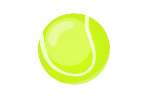 Sport Tennis Ball, Equipment Cartoon Vec Graphic by pch.vector ...