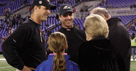 Harbaughs In The Middle: Family Plans To Stay Neutral During 'Harbowl' - CBS Baltimore