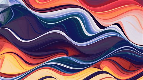 Colorful Abstraction Waves 4k Wallpaper,HD Abstract Wallpapers,4k Wallpapers,Images,Backgrounds ...