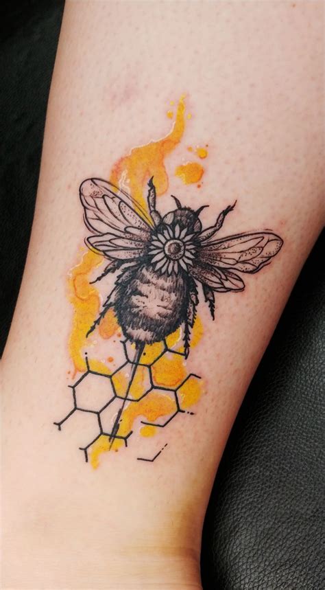 bee tattoo - Google Search in 2020 | Bee tattoo, Honey bee tattoo, Tattoos