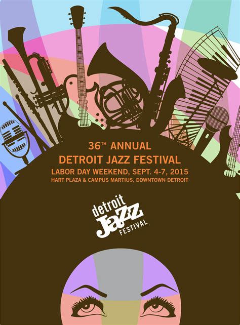 2015 Detroit Jazz Festival Poster