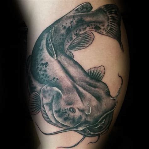 40 Catfish Tattoo Designs For Men - Aquatic Ink Ideas