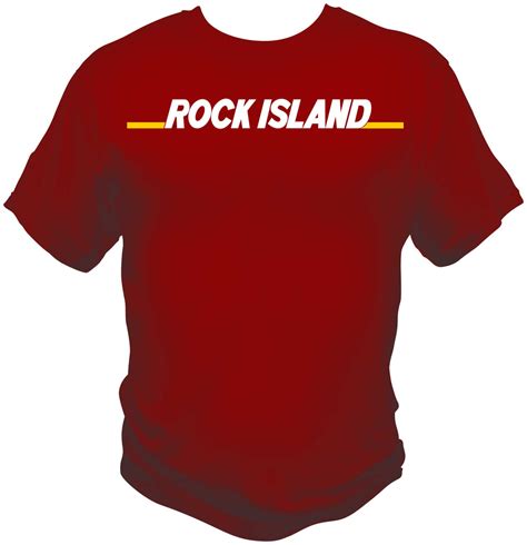 Rock Island Font Logo Shirt – Mohawk Design