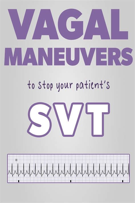 Vagal Maneuvers: How to Stop your Patient’s SVT | Health And Willness ...