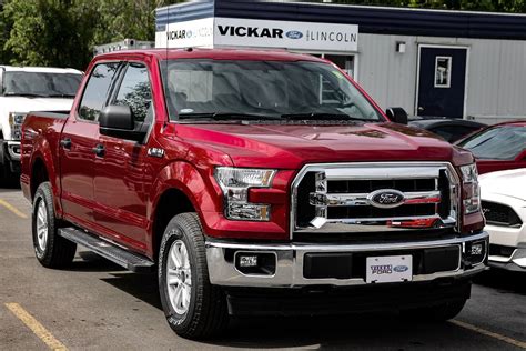 New 2017 Ford F-150 4x4 - Supercrew XLT - 145" WB Red for sale - $50206.75 | #7D428 | Vickar ...