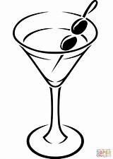 Martini coloring Page  Free Printable Coloring Pages sketch template