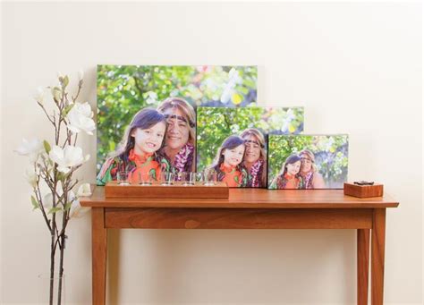 Turn your family photos into canvas prints. To get started, upload online at picturesplusprints ...