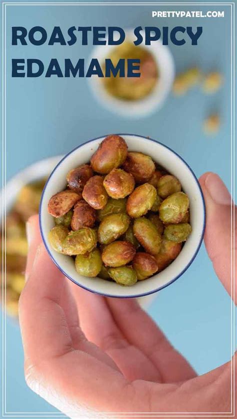 Spicy roasted edamame beans | Recipe