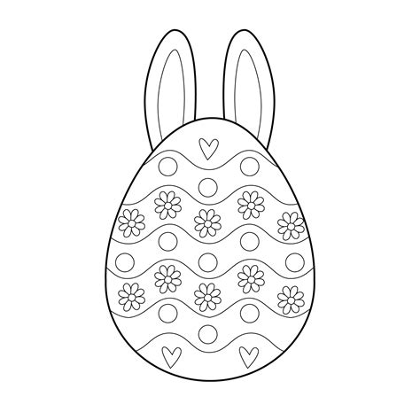 Free Printable Easter Egg Coloring Pages Easter Egg Template | atelier-yuwa.ciao.jp
