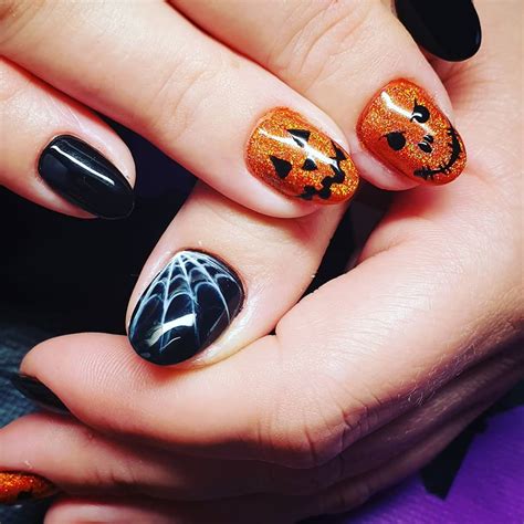 100 Easy Halloween Nails Art Ideas for Your Inspirations - PinMomStuff