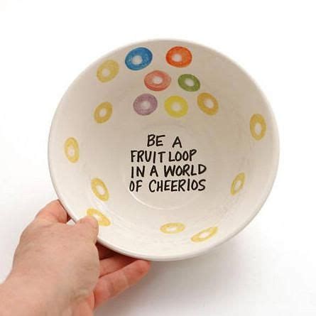 Fruit Loop in a World of Cheerios Cereal Bowl | Fruit loops, Cereal ...