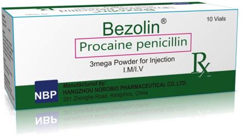 Benzylpenicillin Procaine (Generic Penicillin G Procaine Injection ...