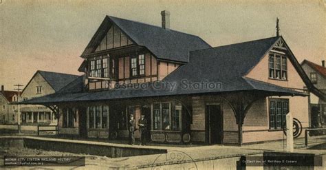 Postcard: Brownville Junction, Maine. Canadian Pacific Railroad Station | Railroad History