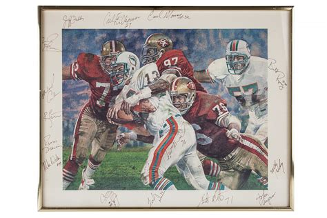 San Francisco 49ers Signed Print | Witherell's Auction House